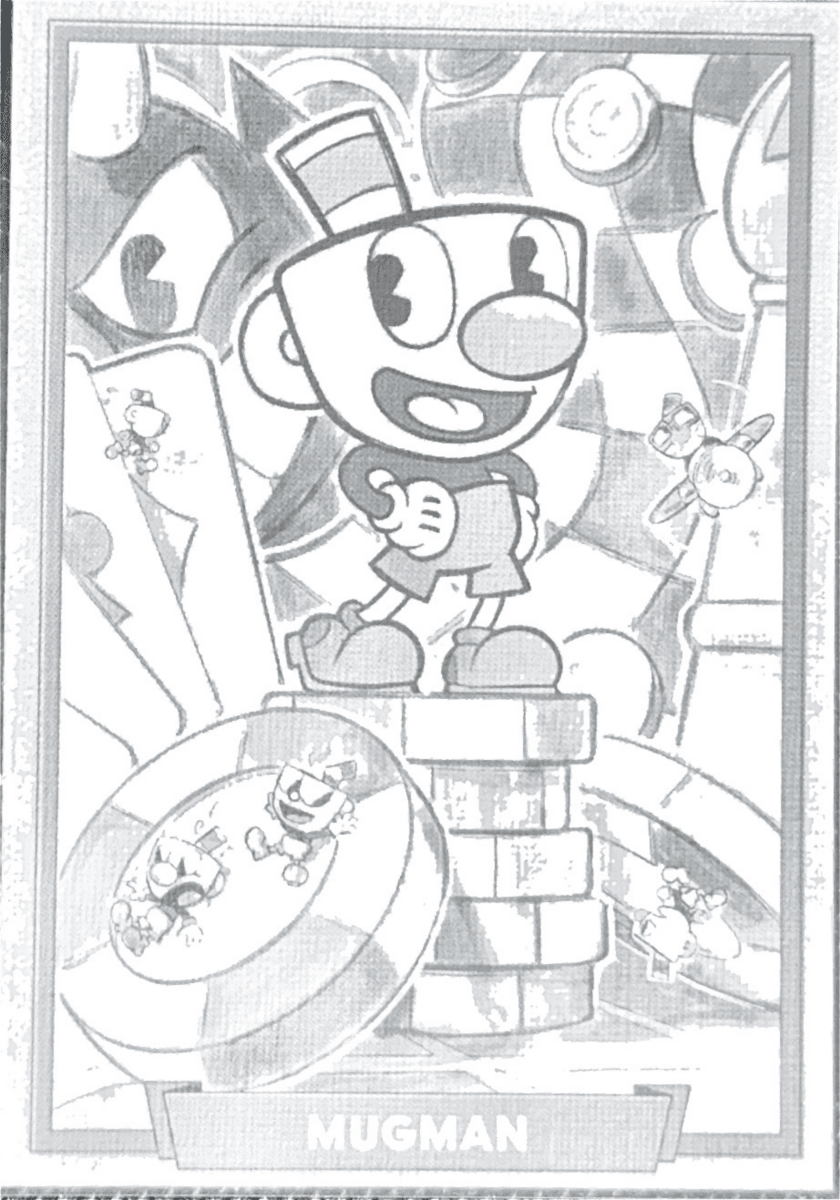 002 - Mugman - Cuphead out of the cards by Dario Moccia | BraccoTCG