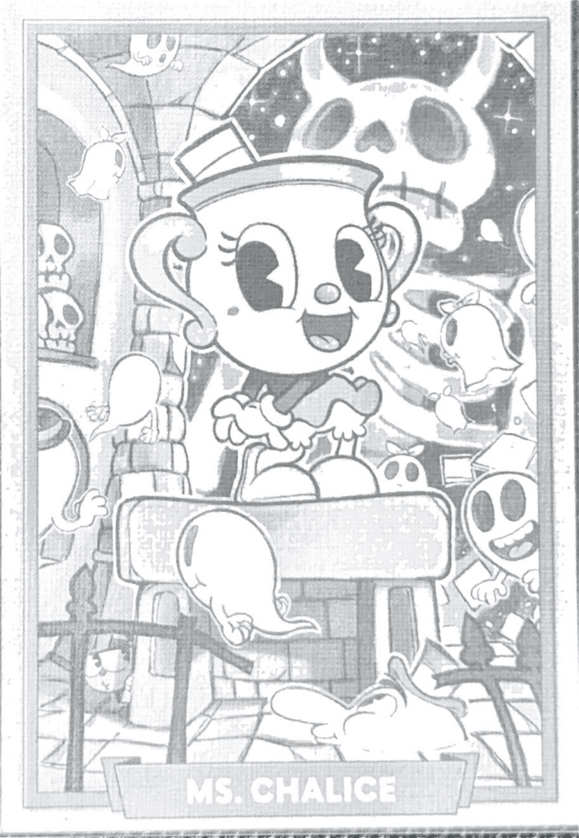 003 - Ms. Chalice - Cuphead out of the cards by Dario Moccia | BraccoTCG