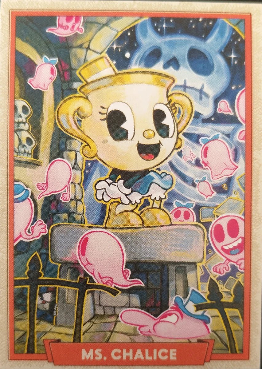 003 - Ms. Chalice - Cuphead out of the cards by Dario Moccia | BraccoTCG