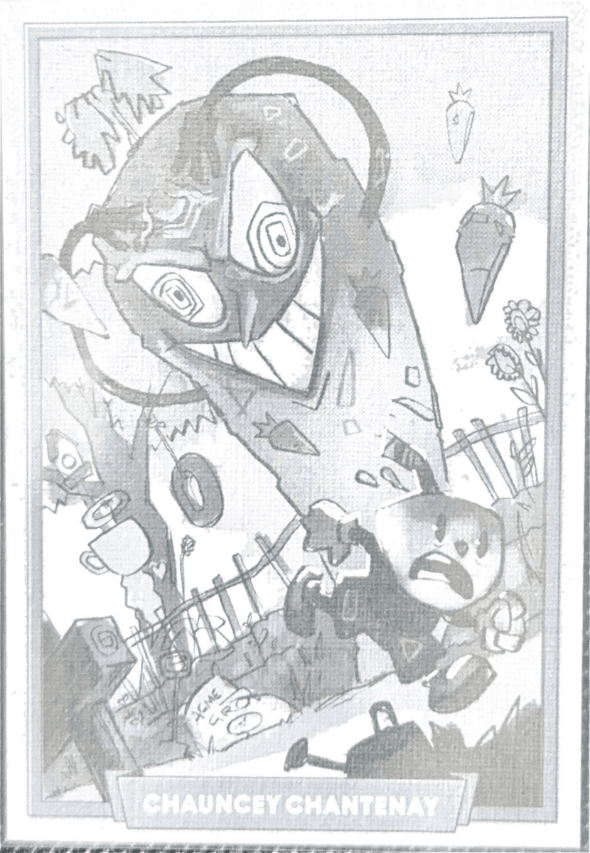 006 - Chauncey Chantenay - Cuphead out of the cards by Dario Moccia | BraccoTCG