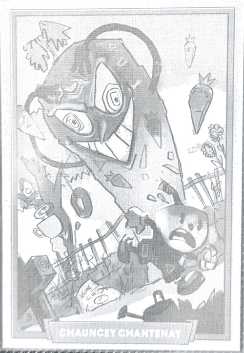 006 - Chauncey Chantenay - Cuphead out of the cards by Dario Moccia | BraccoTCG