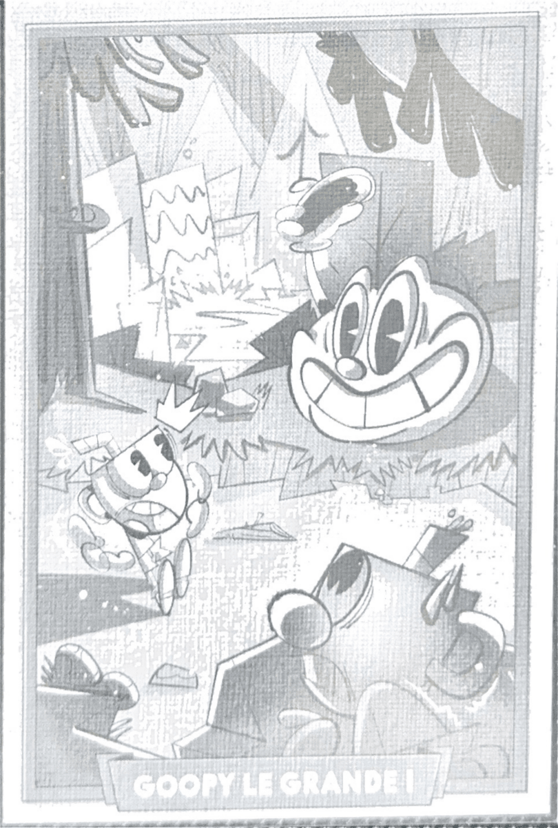 007 - Goopy Le Grande I - Cuphead out of the cards by Dario Moccia | BraccoTCG