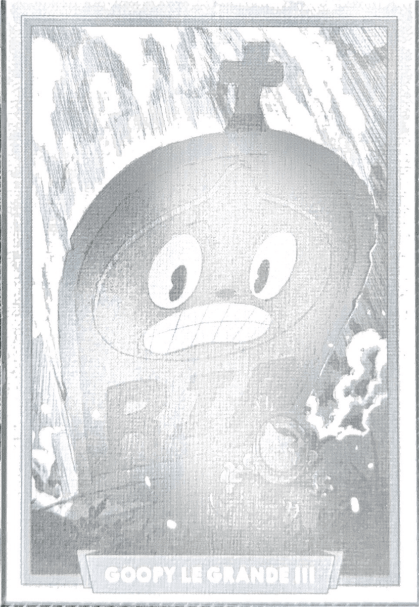009 - Goopy Le Grande III - Cuphead out of the cards by Dario Moccia | BraccoTCG