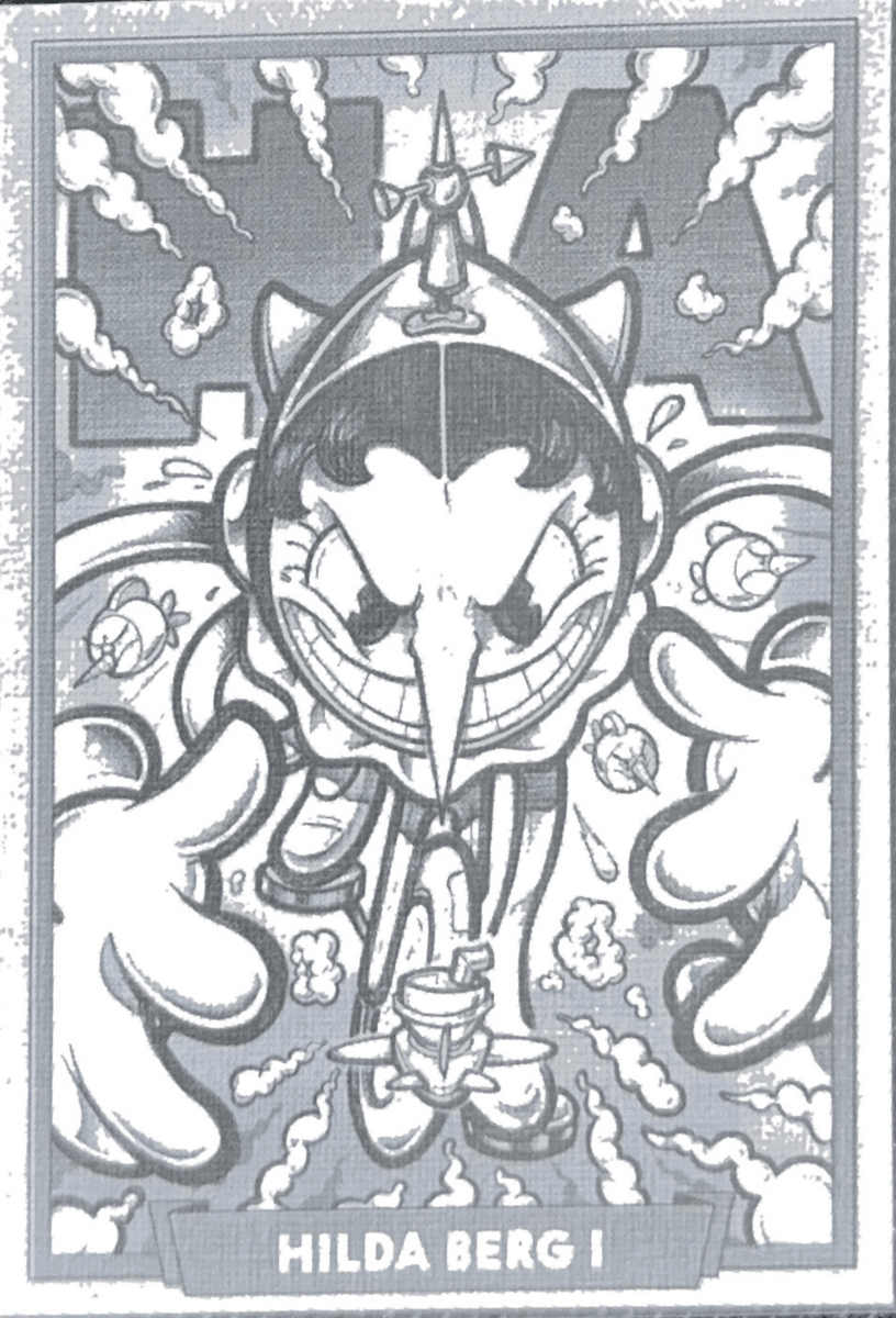 010 - Hilda Berg I - Cuphead out of the cards by Dario Moccia | BraccoTCG