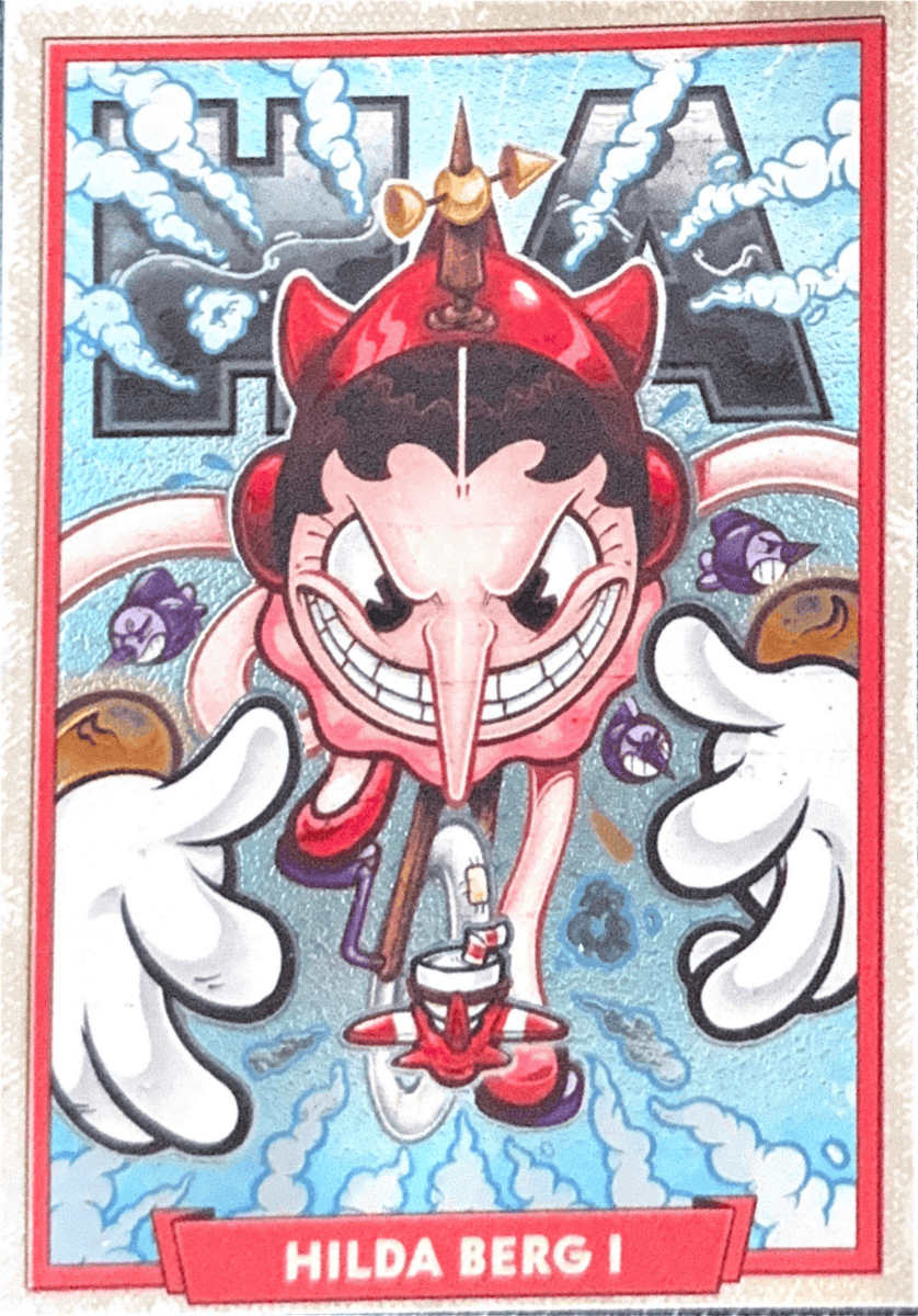 010 - Hilda Berg I - Cuphead out of the cards by Dario Moccia | BraccoTCG