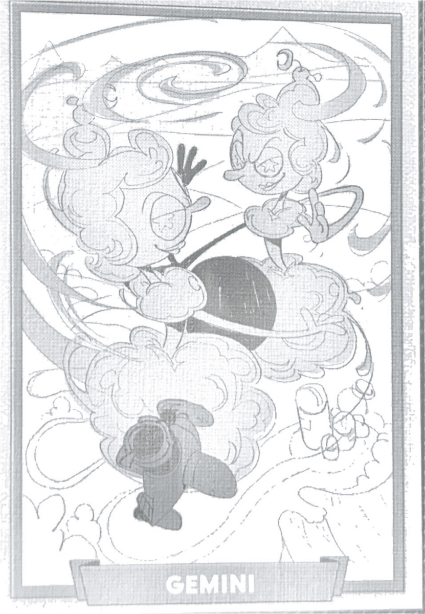 012 - Gemini - Cuphead out of the cards by Dario Moccia | BraccoTCG
