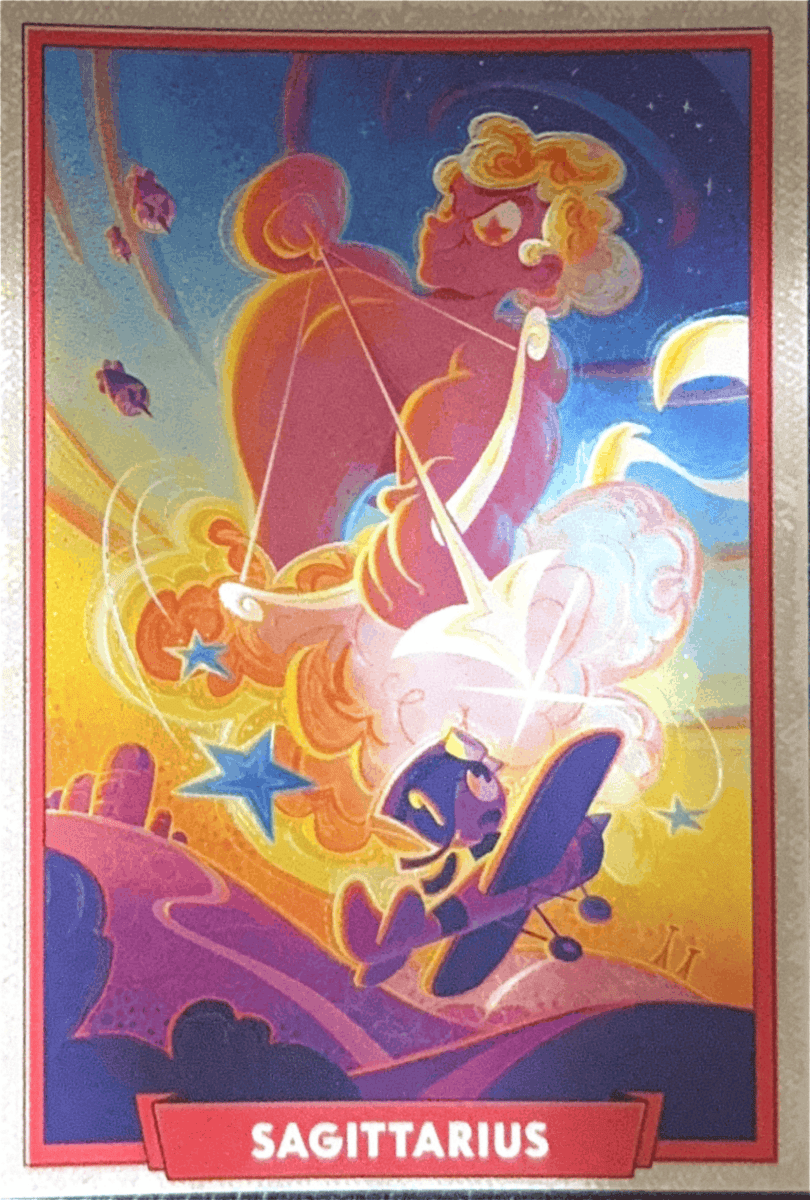 013 - Sagittarius - Cuphead out of the cards by Dario Moccia | BraccoTCG