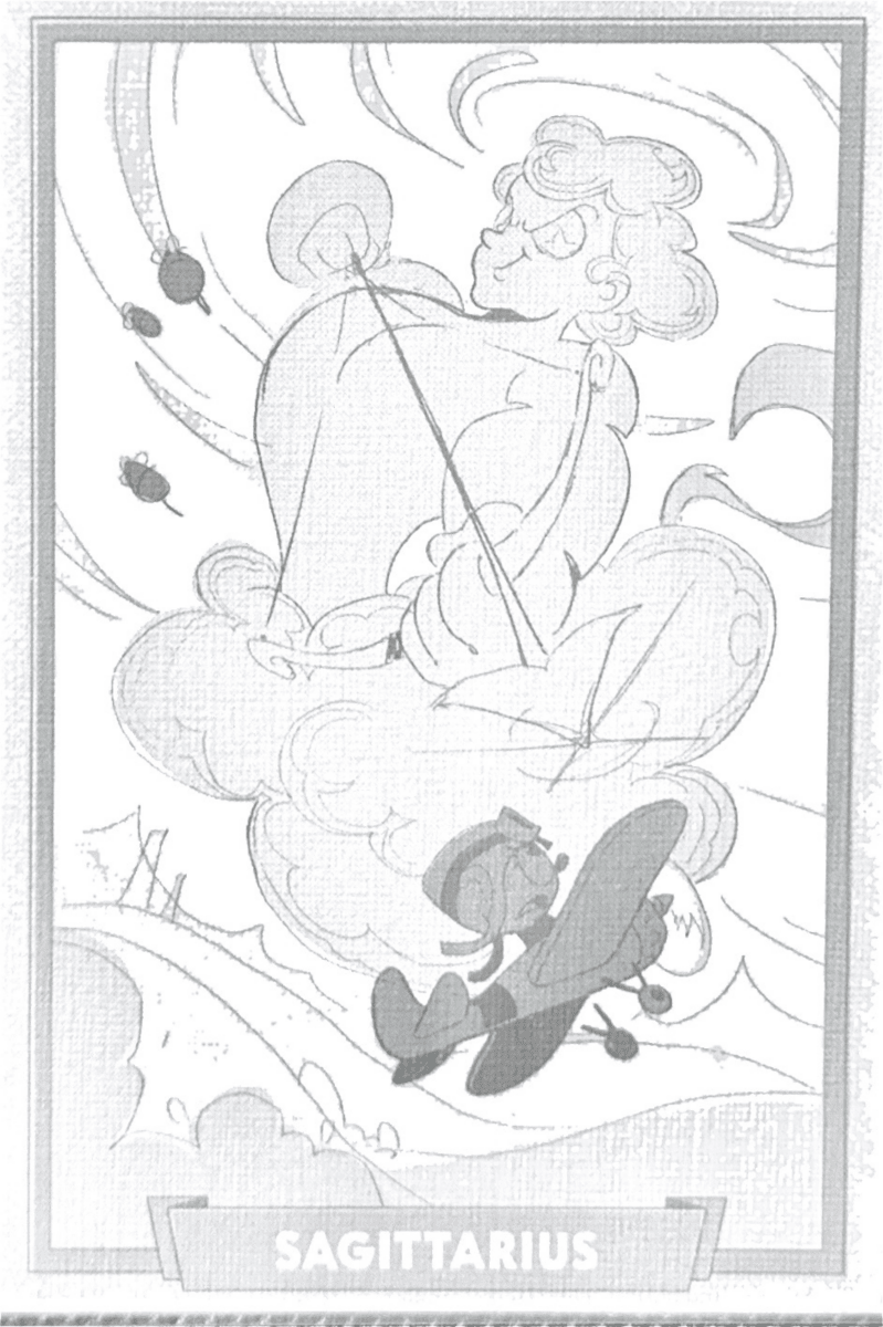 013 - Sagittarius - Cuphead out of the cards by Dario Moccia | BraccoTCG