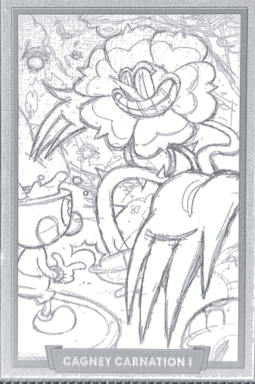 015 - Cagney Carnation I - Cuphead out of the cards by Dario Moccia | BraccoTCG