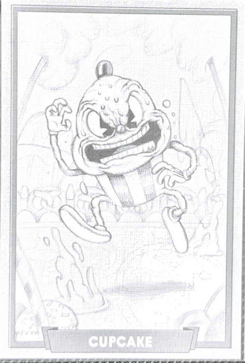 023 - Cupcake - Cuphead out of the cards by Dario Moccia | BraccoTCG