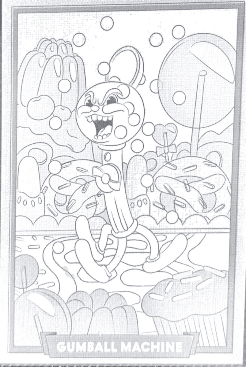 024 - Gumball Machine - Cuphead out of the cards by Dario Moccia | BraccoTCG