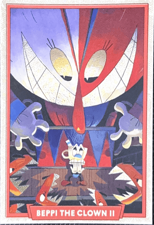 027 - Beppi The Clown II - Cuphead out of the cards by Dario Moccia | BraccoTCG