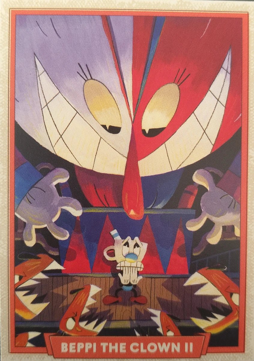 027 - Beppi The Clown II - Cuphead out of the cards by Dario Moccia | BraccoTCG