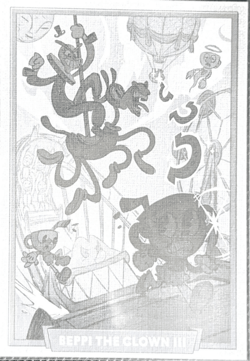 028 - Beppi The Clown III - Cuphead out of the cards by Dario Moccia | BraccoTCG