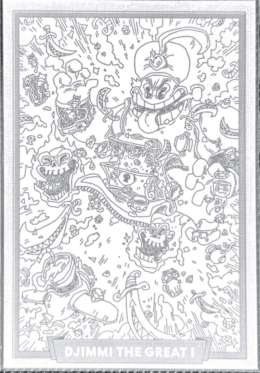 030 - Djimmi The Great I - Cuphead out of the cards by Dario Moccia | BraccoTCG