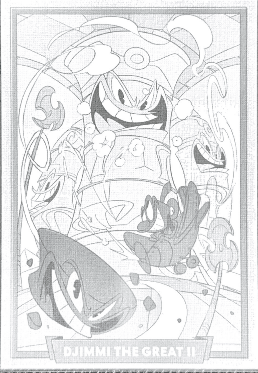 031 - Djimmi The Great II - Cuphead out of the cards by Dario Moccia | BraccoTCG