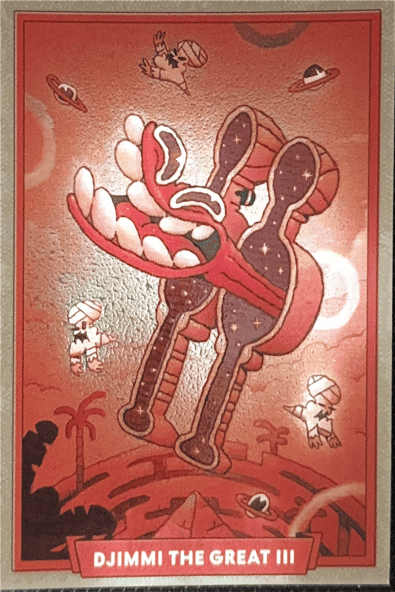 032 - Djimmi The Great III - Cuphead out of the cards by Dario Moccia | BraccoTCG