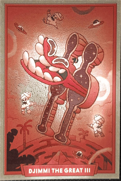 032 - Djimmi The Great III - Cuphead out of the cards by Dario Moccia | BraccoTCG