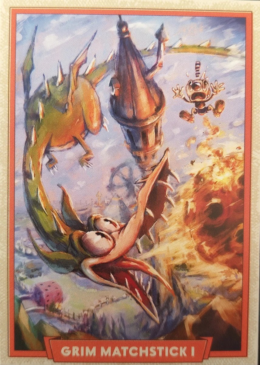 035 - Grim Matchstick I - Cuphead out of the cards by Dario Moccia | BraccoTCG