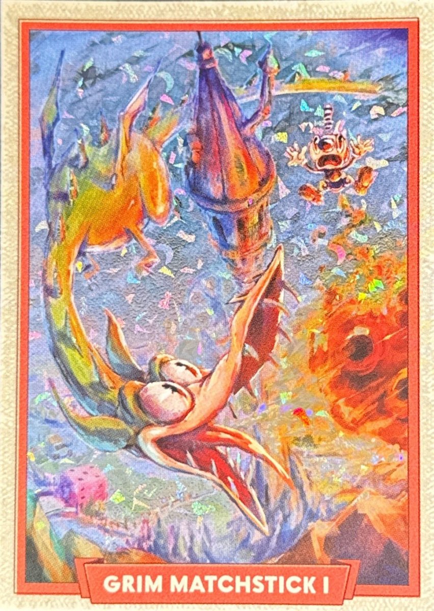 035 - Grim Matchstick I - Cuphead out of the cards by Dario Moccia | BraccoTCG