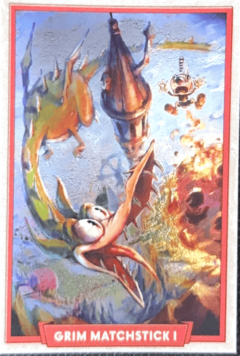 035 - Grim Matchstick I - Cuphead out of the cards by Dario Moccia | BraccoTCG