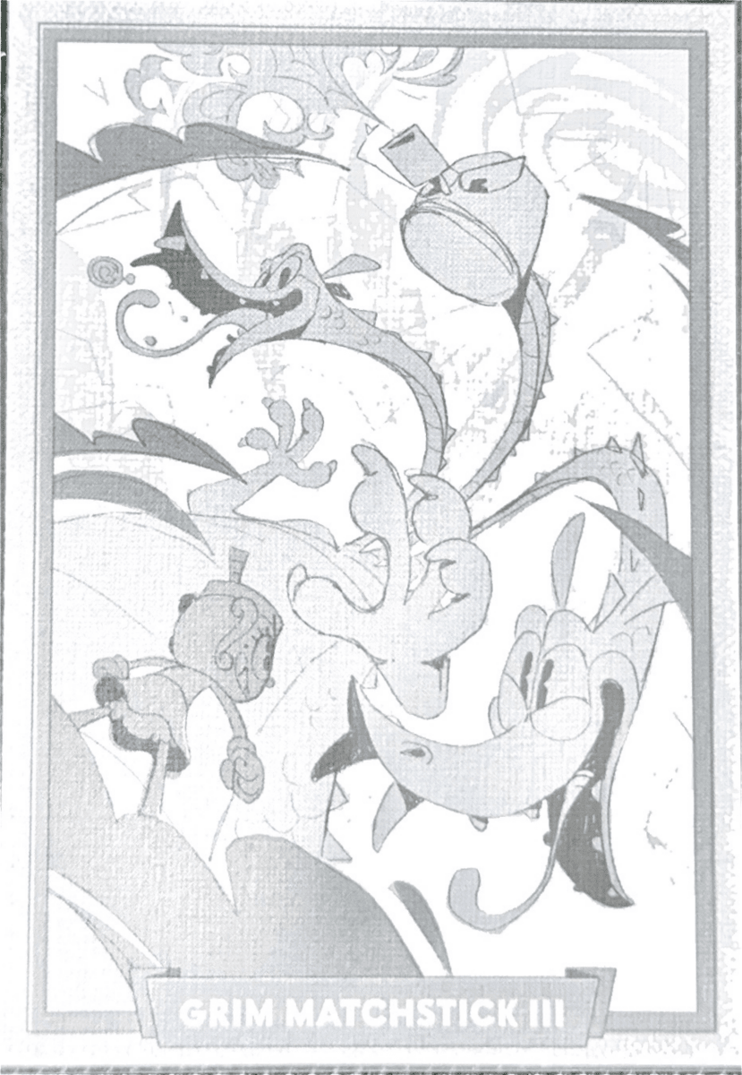 037 - Grim Matchstick III - Cuphead out of the cards by Dario Moccia | BraccoTCG
