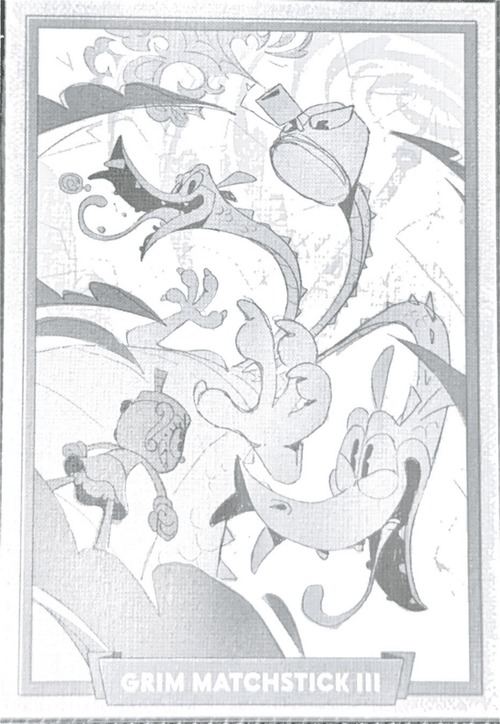 037 - Grim Matchstick III - Cuphead out of the cards by Dario Moccia | BraccoTCG