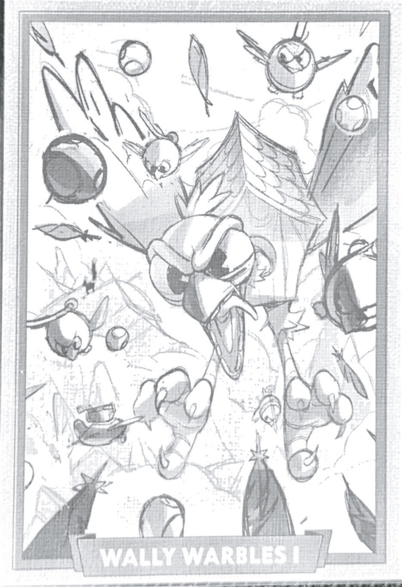 038 - Wally Warbles I - Cuphead out of the cards by Dario Moccia | BraccoTCG
