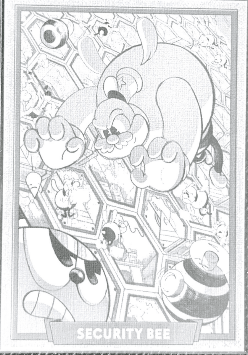 041 - Security Bee - Cuphead out of the cards by Dario Moccia | BraccoTCG
