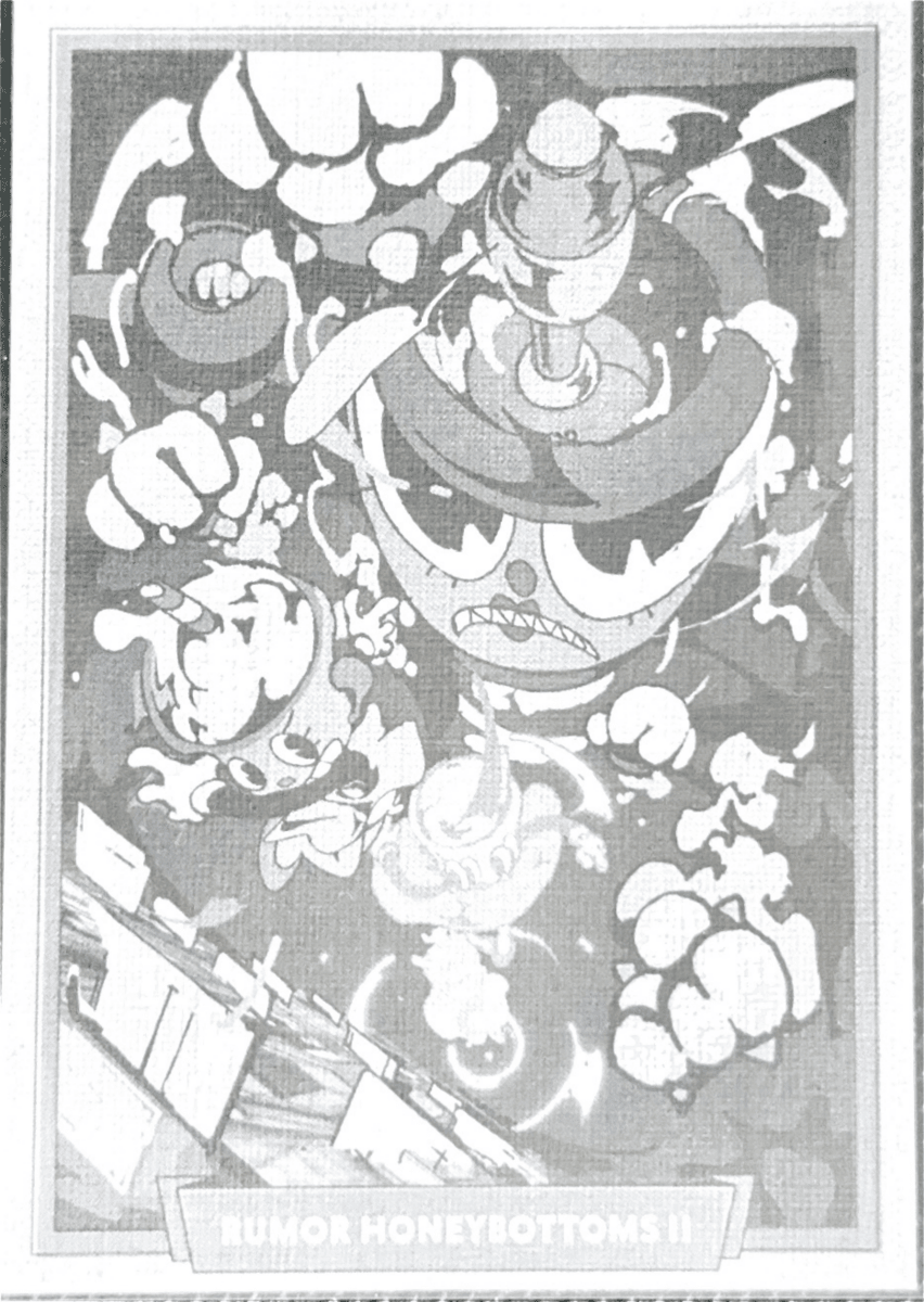043 - Rumor Honeybottoms II - Cuphead out of the cards by Dario Moccia | BraccoTCG