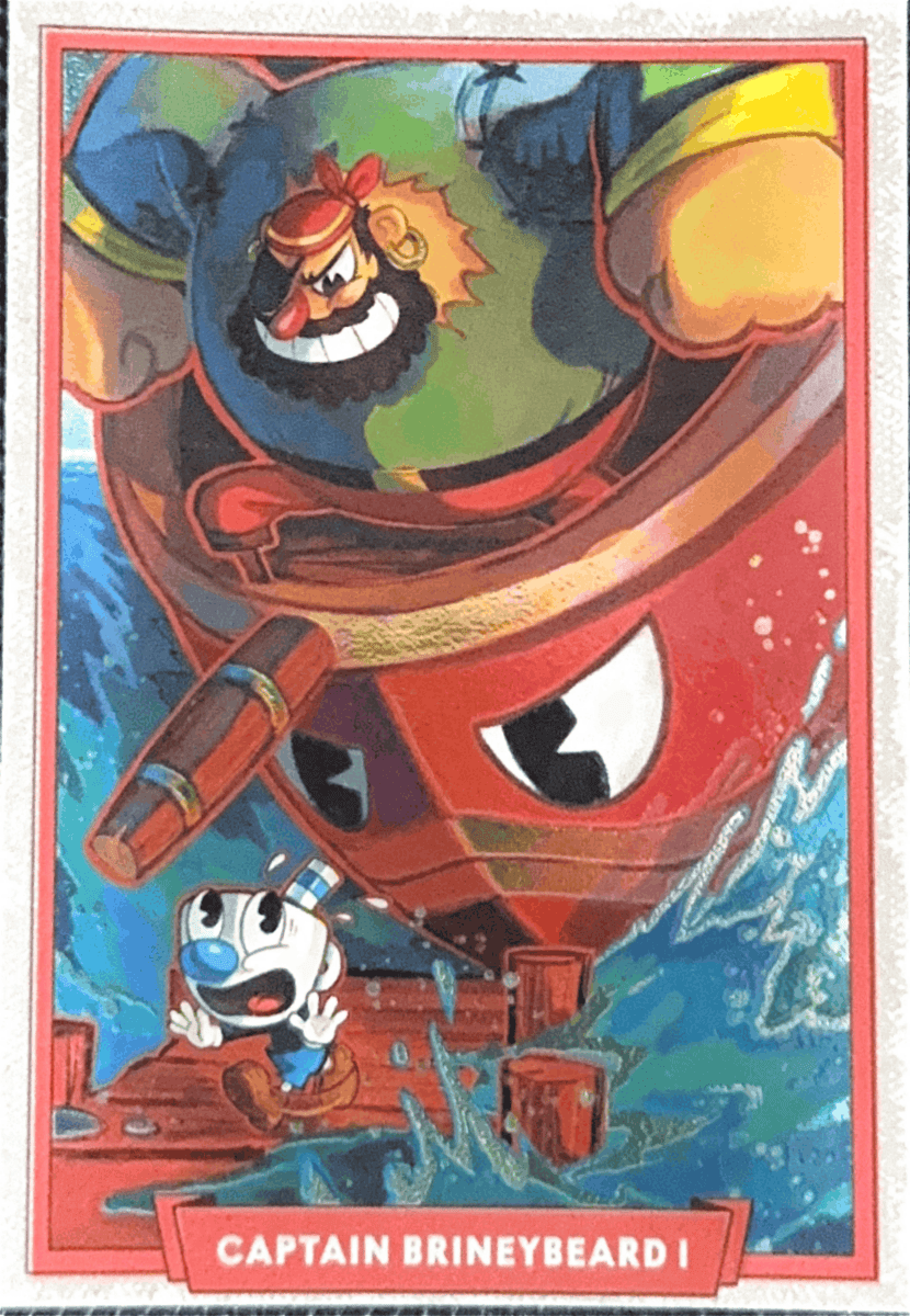 044 - Captain Brineybeard I - Cuphead out of the cards by Dario Moccia | BraccoTCG