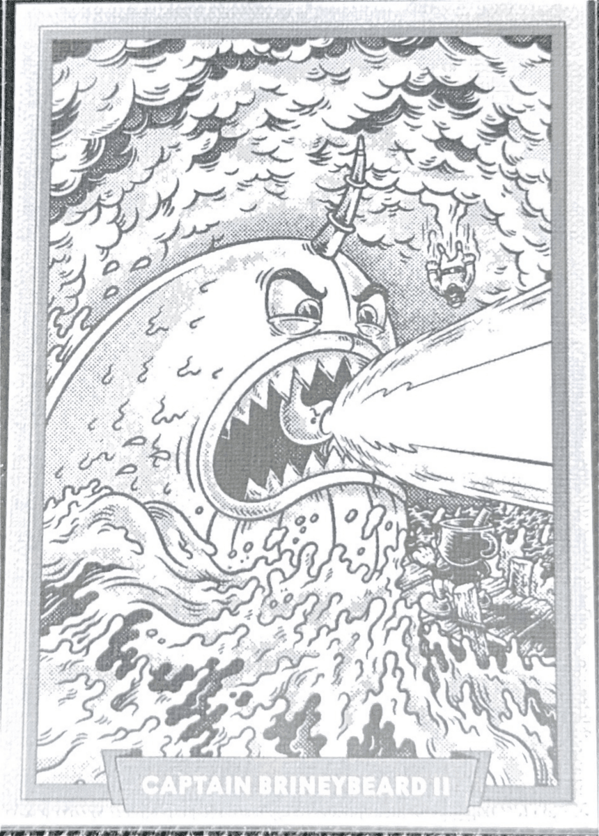 046 - Captain Brineybeard II - Cuphead out of the cards by Dario Moccia | BraccoTCG