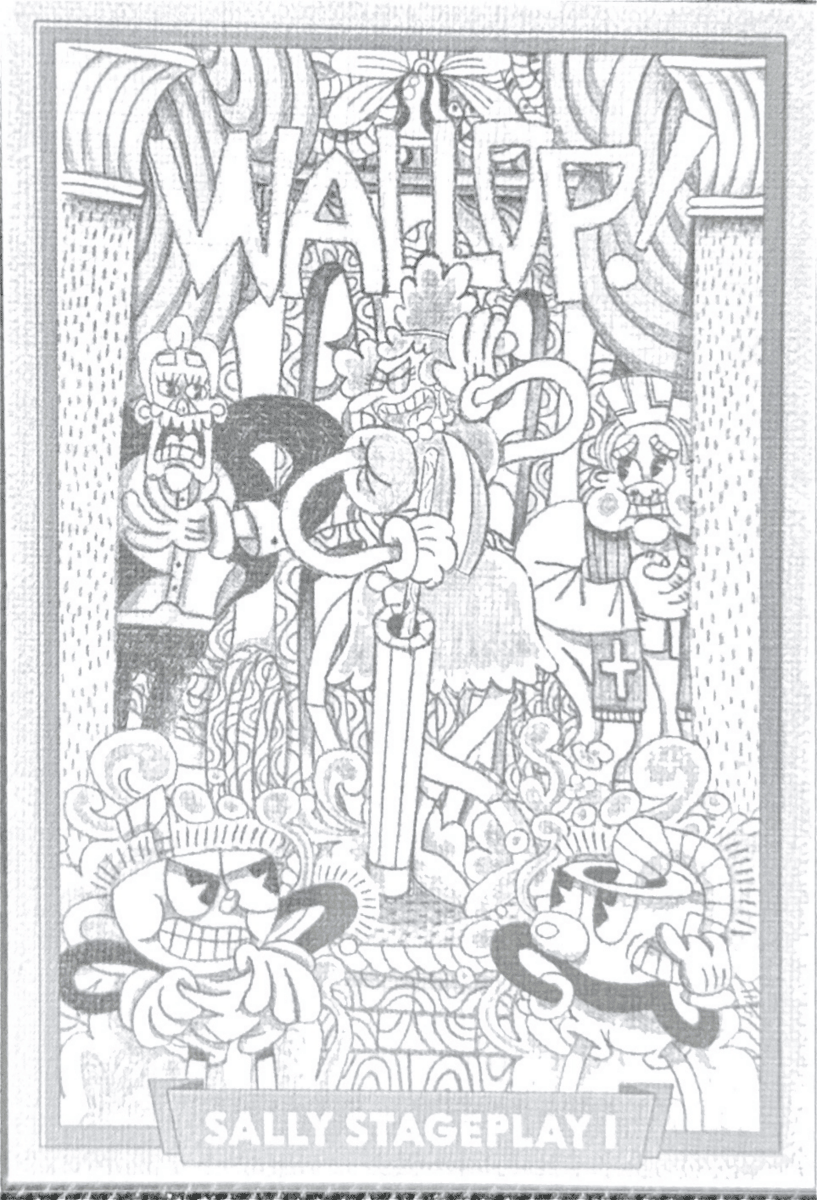 047 - Sally Stageplay I - Cuphead out of the cards by Dario Moccia | BraccoTCG