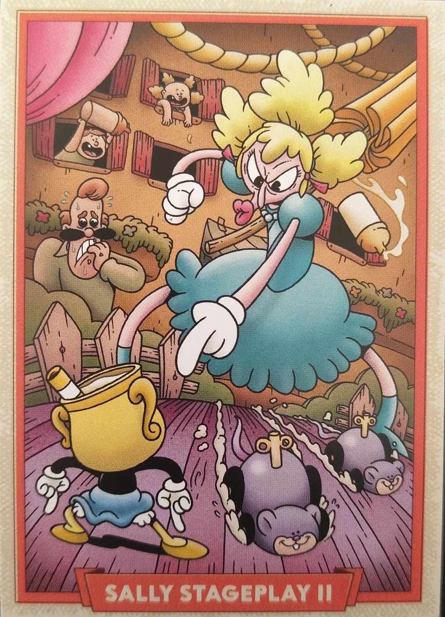 048 - Sally Stageplay II - Cuphead out of the cards by Dario Moccia | BraccoTCG