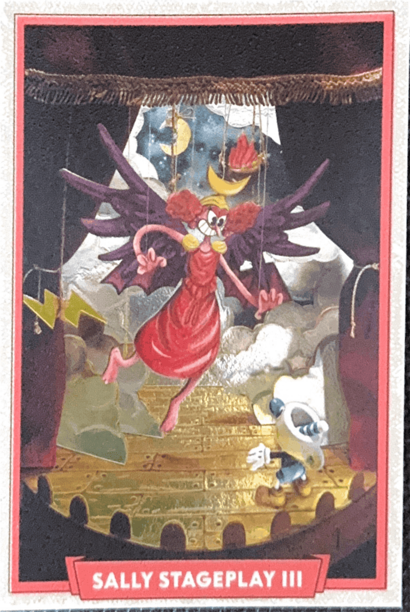 049 - Sally Stageplay III - Cuphead out of the cards by Dario Moccia | BraccoTCG