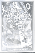 050 - Sally Stageplay IV - Cuphead out of the cards by Dario Moccia | BraccoTCG