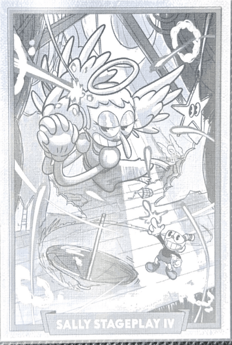 050 - Sally Stageplay IV - Cuphead out of the cards by Dario Moccia | BraccoTCG