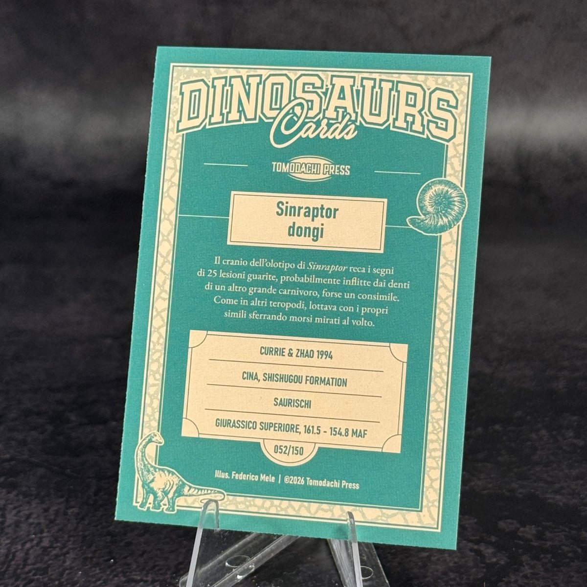 052 | SINRAPTOR DONGI by Federico Mele | BraccoTCG