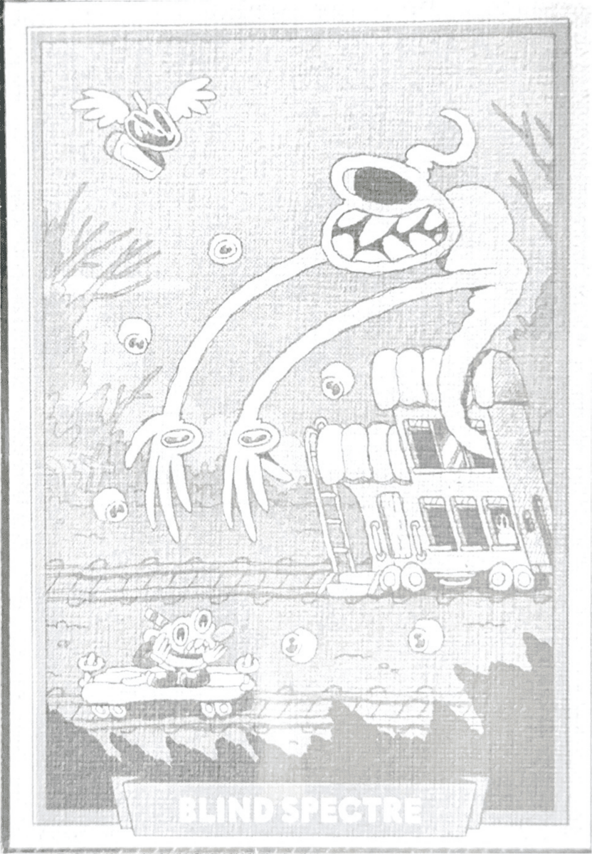 060 - Blind Spectre - Cuphead out of the cards by Dario Moccia | BraccoTCG