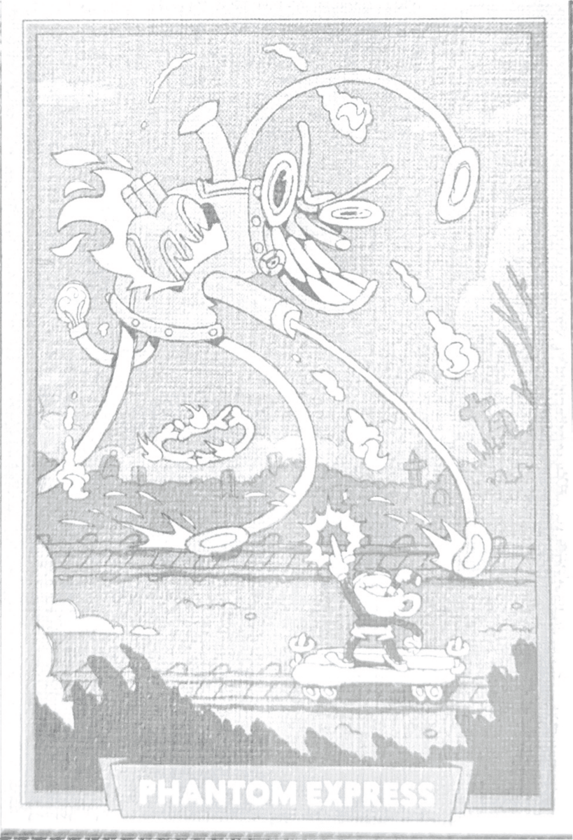 063 - Phantom Express - Cuphead out of the cards by Dario Moccia | BraccoTCG