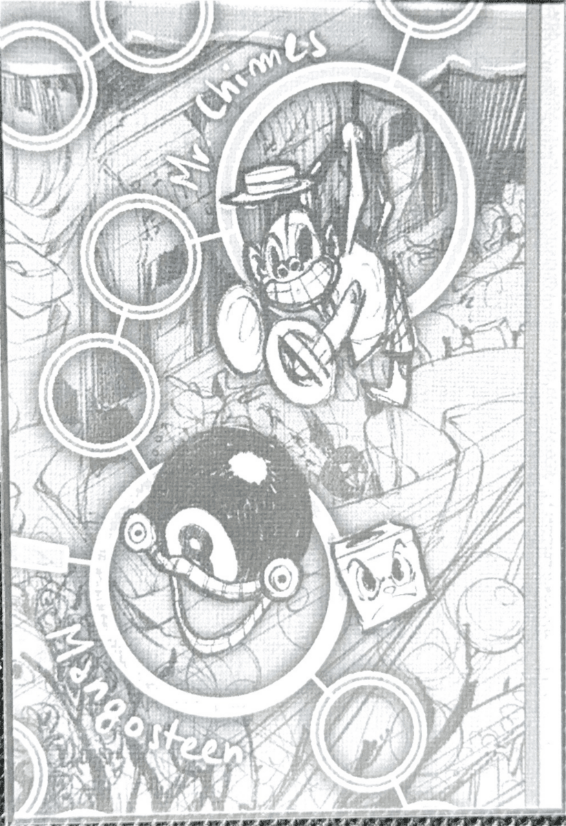 069 - Mr. Chimes & Mangosteen - Cuphead out of the cards by Dario Moccia | BraccoTCG