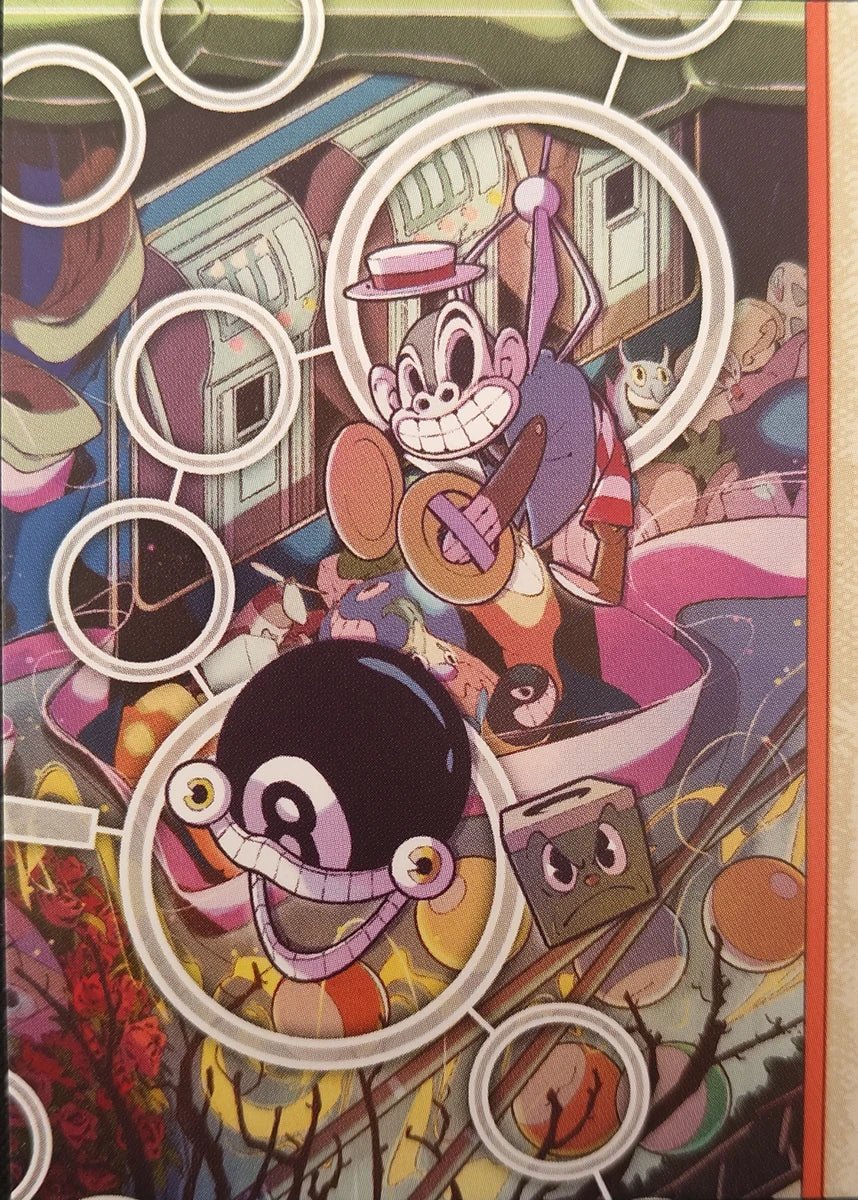 069 - Mr. Chimes & Mangosteen - Cuphead out of the cards by Dario Moccia | BraccoTCG