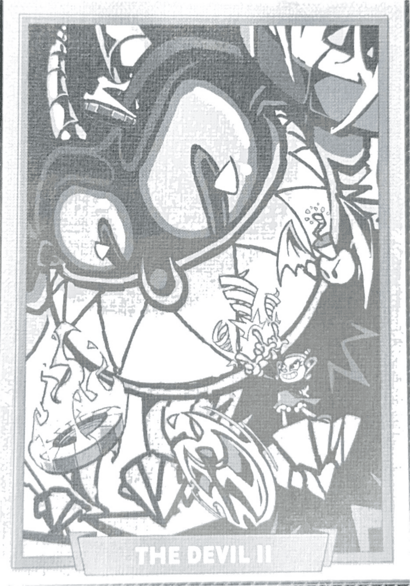 074 - The Devil II - Cuphead out of the cards by Dario Moccia | BraccoTCG