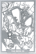 075 - The Devil III - Cuphead out of the cards by Dario Moccia | BraccoTCG