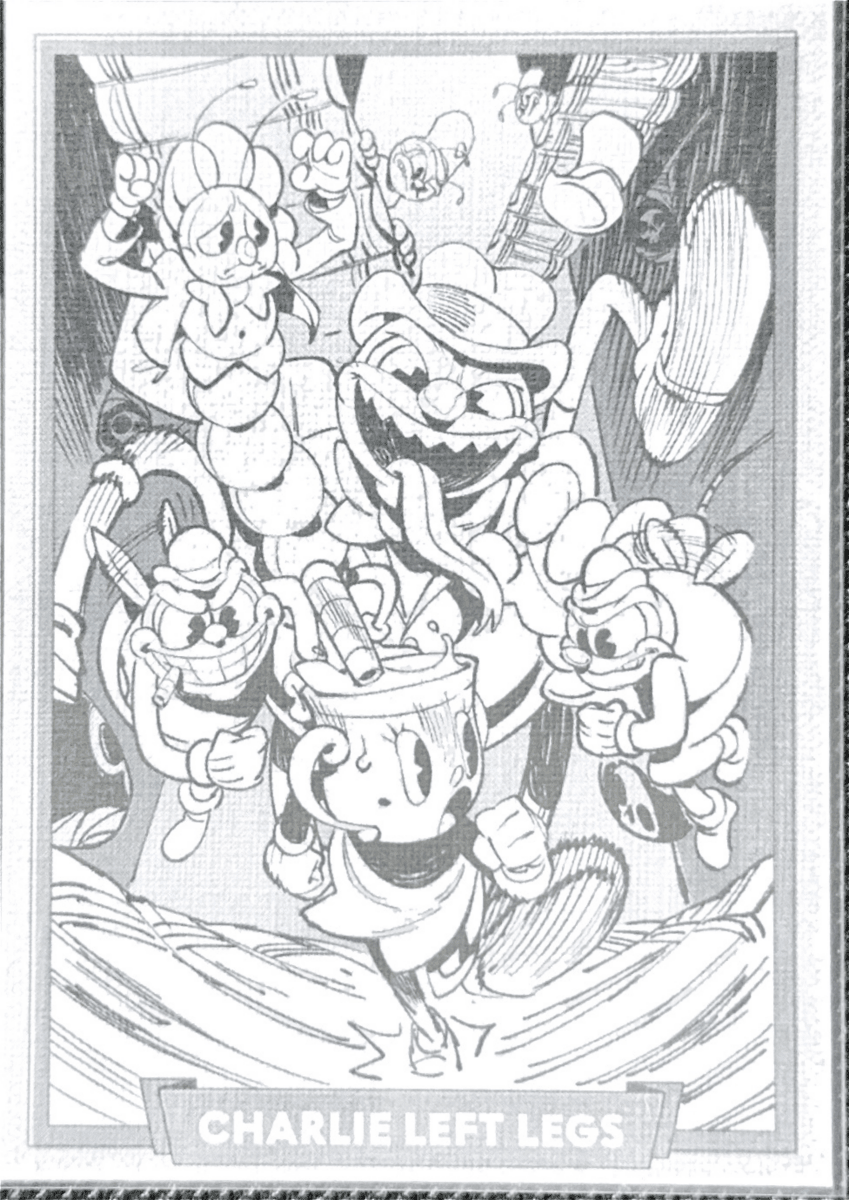 080 - Charlie Left Legs - Cuphead out of the cards by Dario Moccia | BraccoTCG
