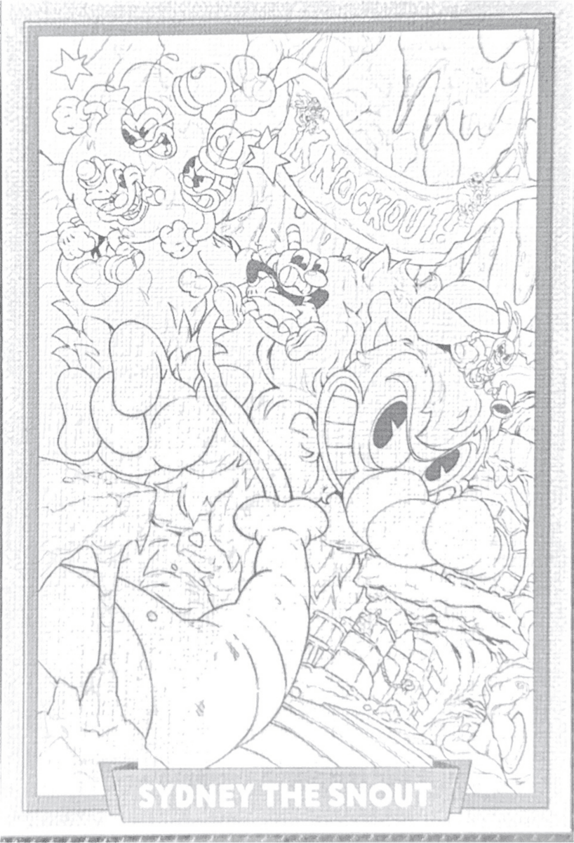 082 - Sydney The Snout - Cuphead out of the cards by Dario Moccia | BraccoTCG