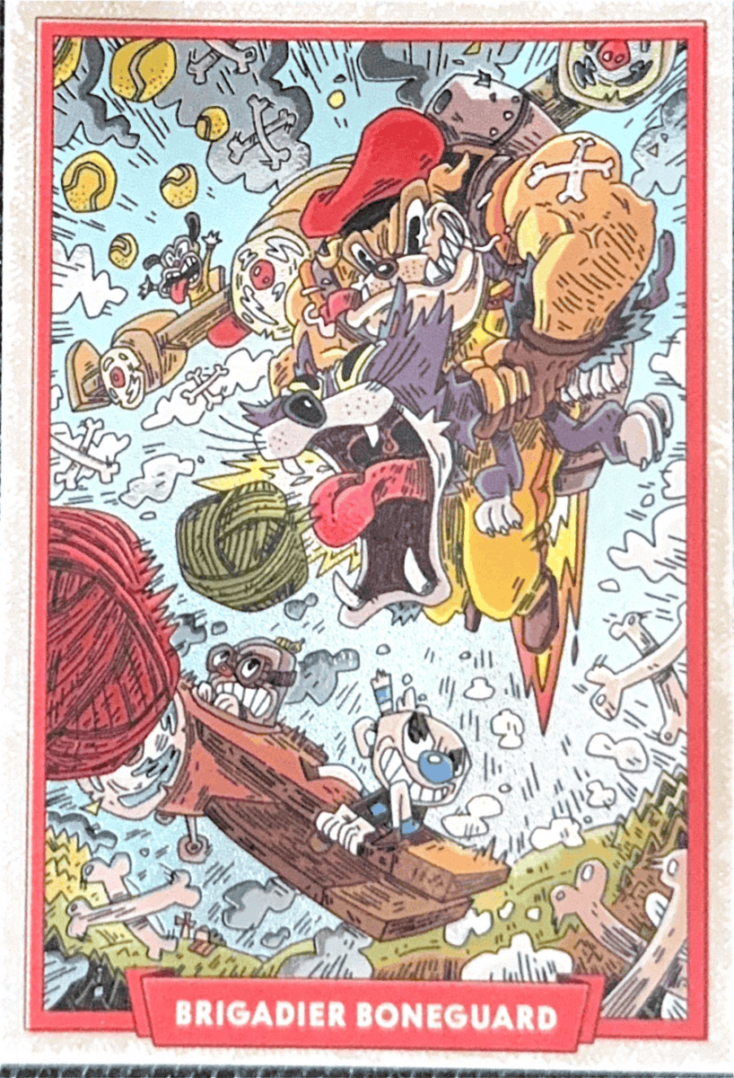 083 - Brigadier Boneguard - Cuphead out of the cards by Dario Moccia | BraccoTCG