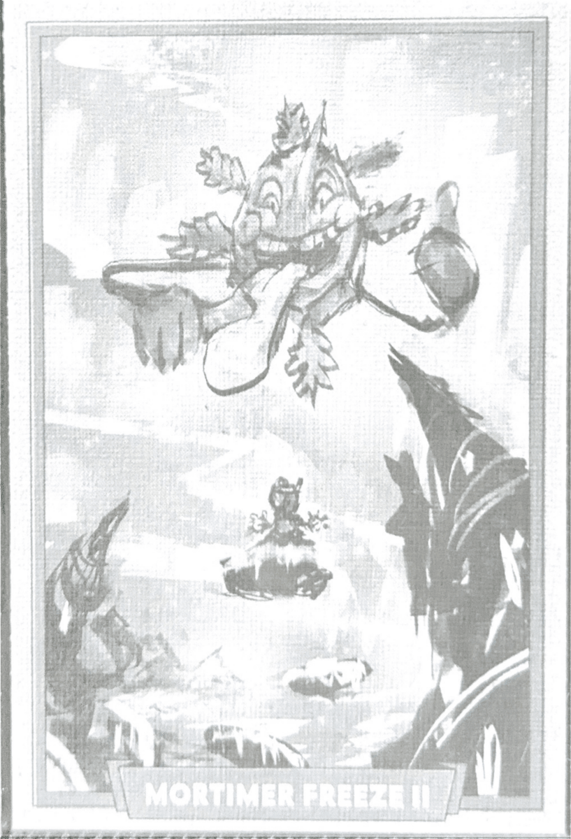 088 - Mortimer Freeze II - Cuphead out of the cards by Dario Moccia | BraccoTCG