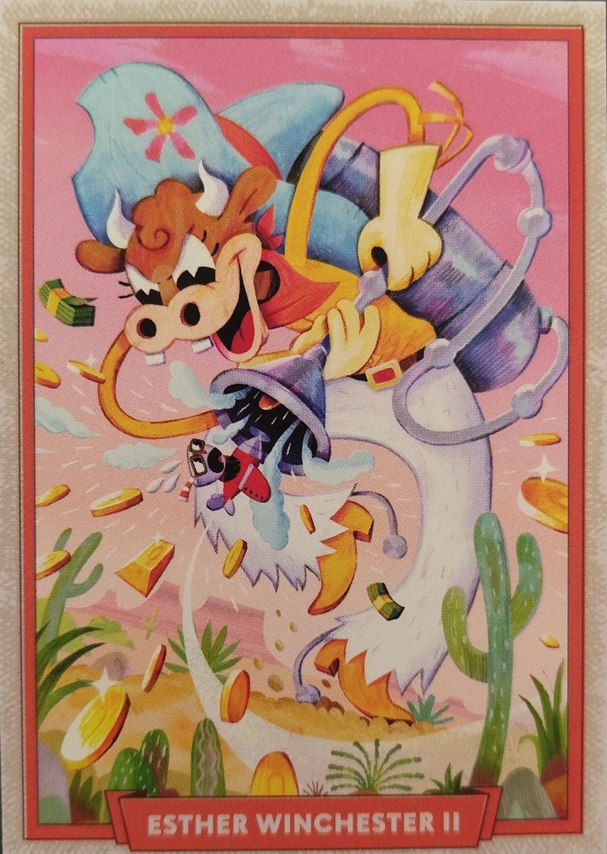 90 - Esther Winchester II - Cuphead out of the cards by Dario Moccia | BraccoTCG