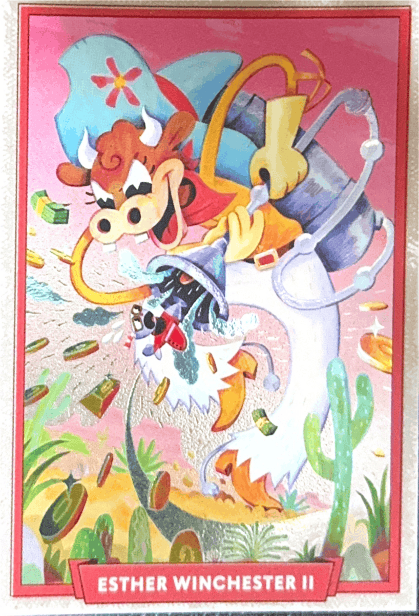 90 - Esther Winchester II - Cuphead out of the cards by Dario Moccia | BraccoTCG